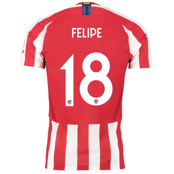 Thailande Maillot Football Atlético Madrid NO.18 Felipe 2019-20 Rouge